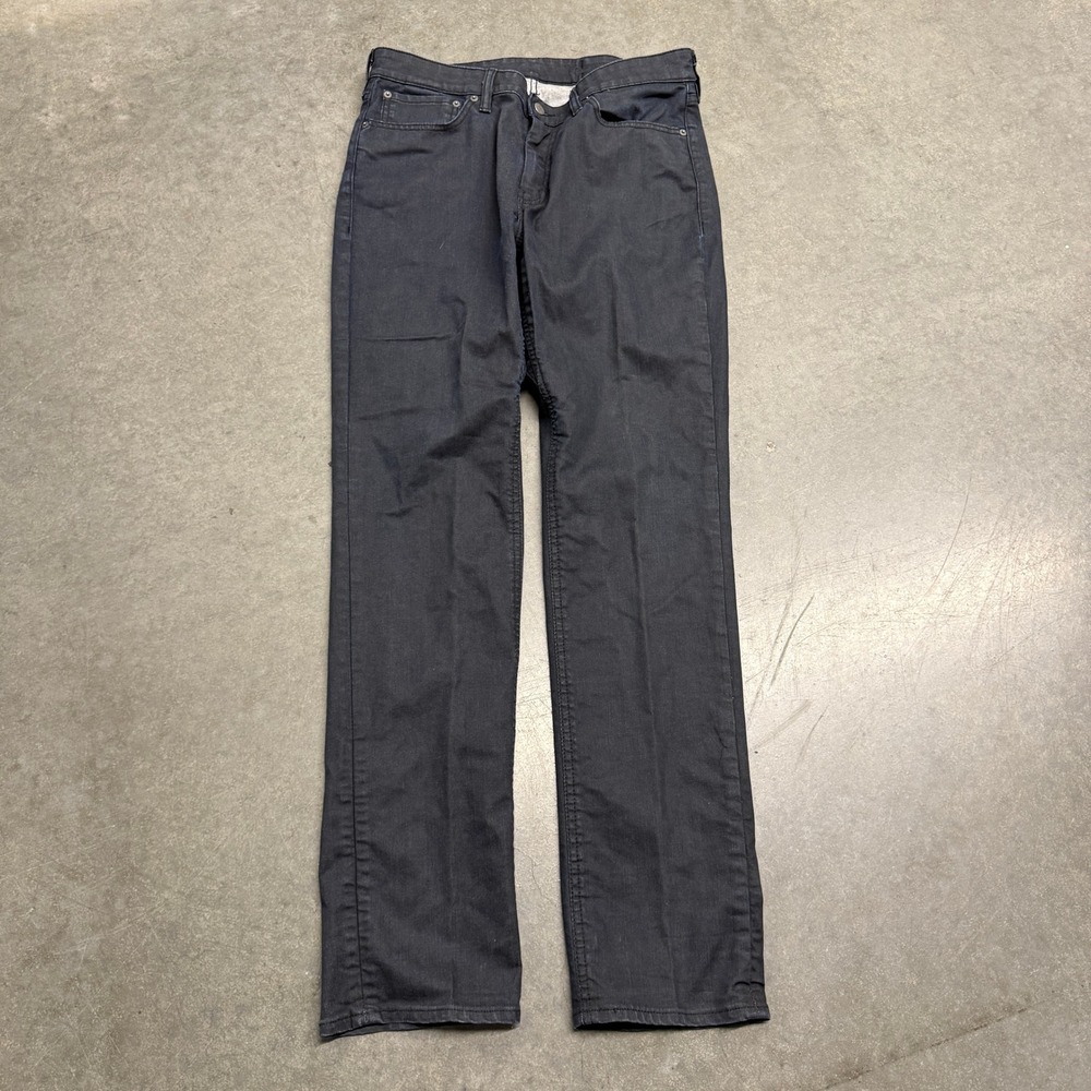 Levis 511 Slim Fit Jeans Mens 36x34 Dark Charcoal Black 04511-4406